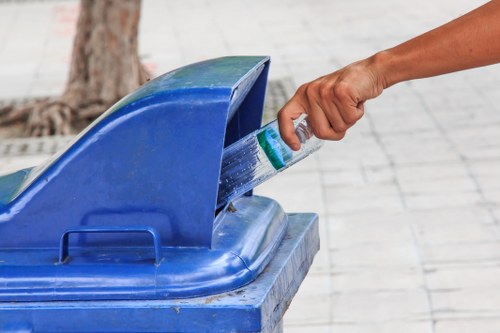 Secure document shredding in Canary Wharf office clearance