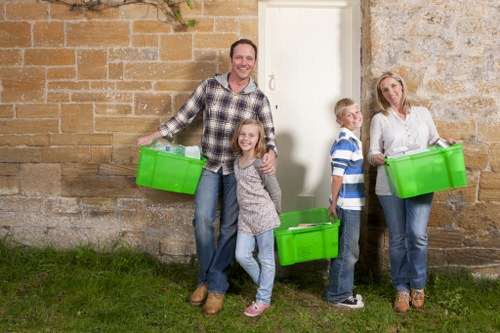 Efficient furniture removal process in a busy commercial setting